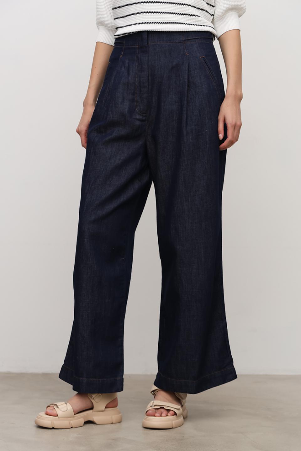 Джинсы i Blues широкие тёмно-синие