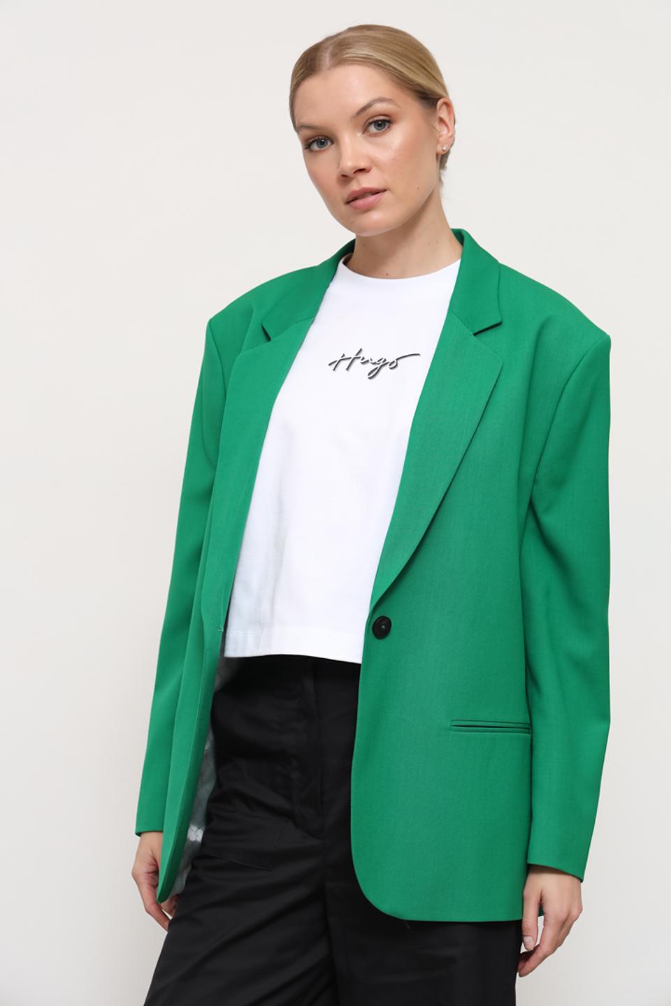 Жакет Joop! оверсайз зеленый