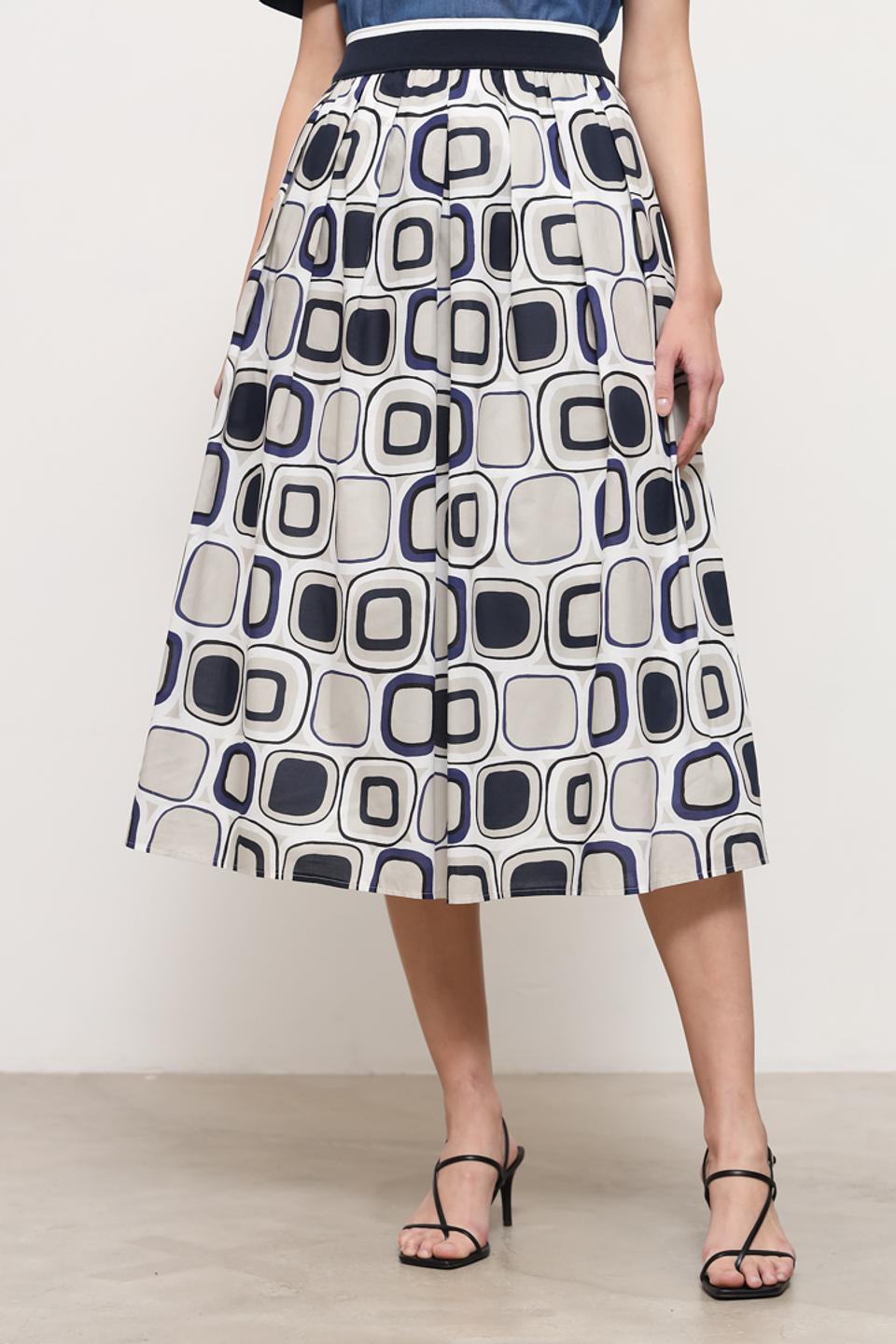Юбка Sommer mann в геометрический принт