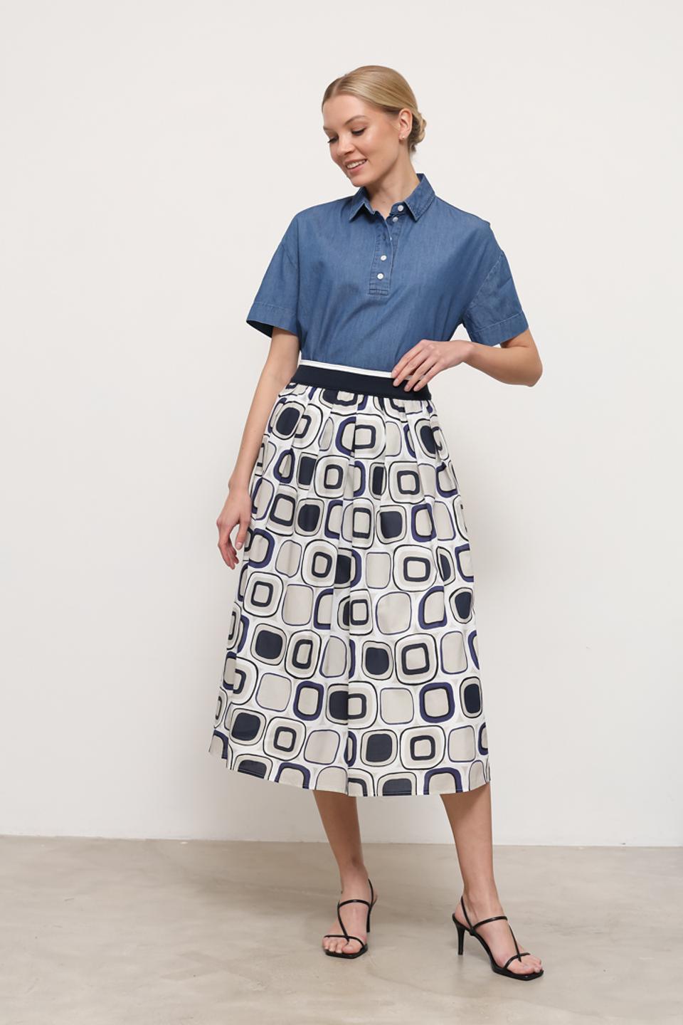 Юбка Sommer mann в геометрический принт