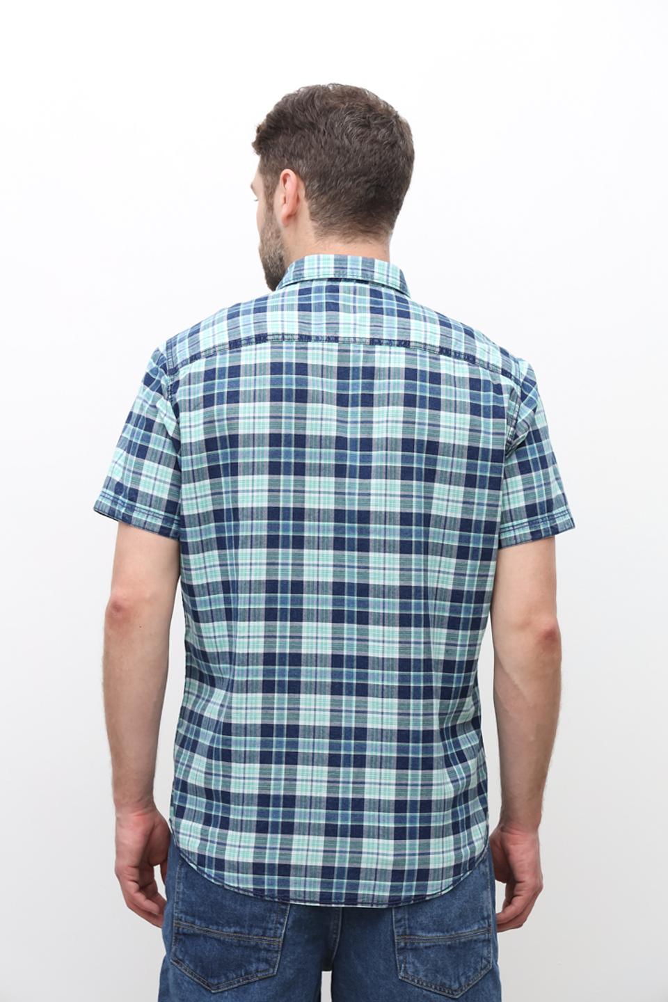 Рубашка кр Pioneer в клетку