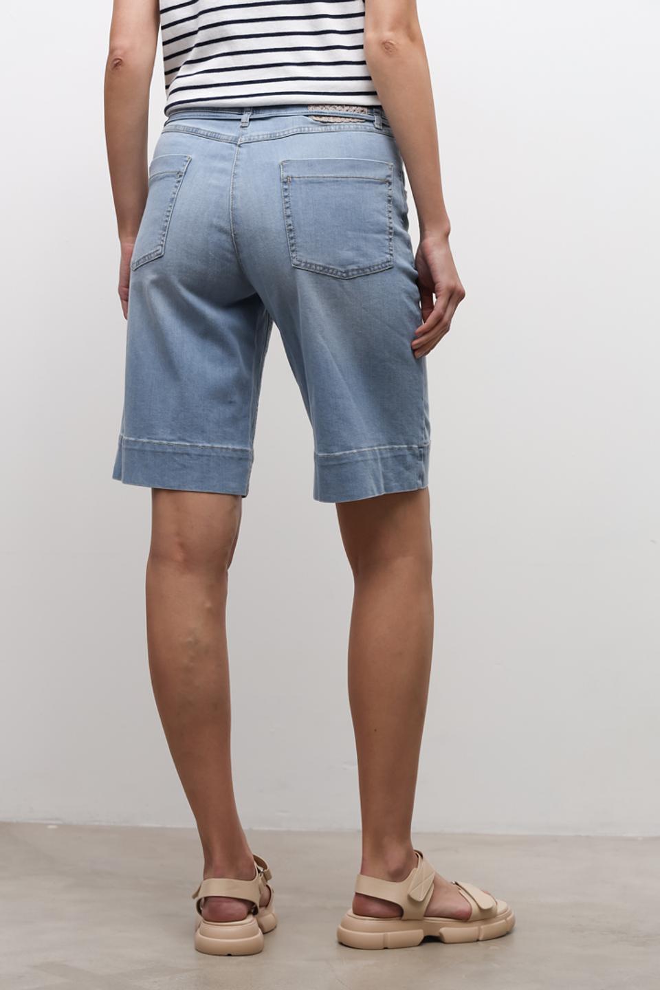 Шорты Zerres с вышивкой голубые