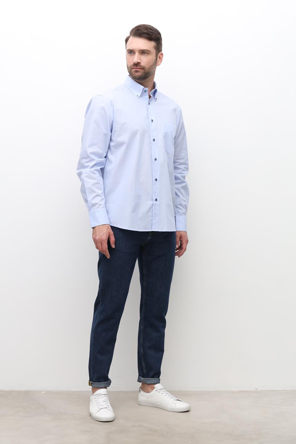 Рубашка Sea Barrier голубая