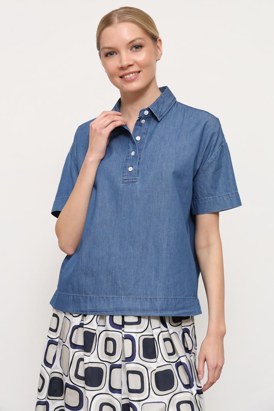 Поло Maerz джинсовое