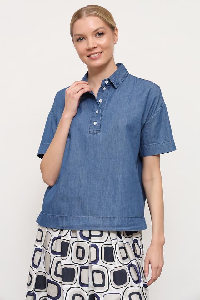 Поло Maerz джинсовое