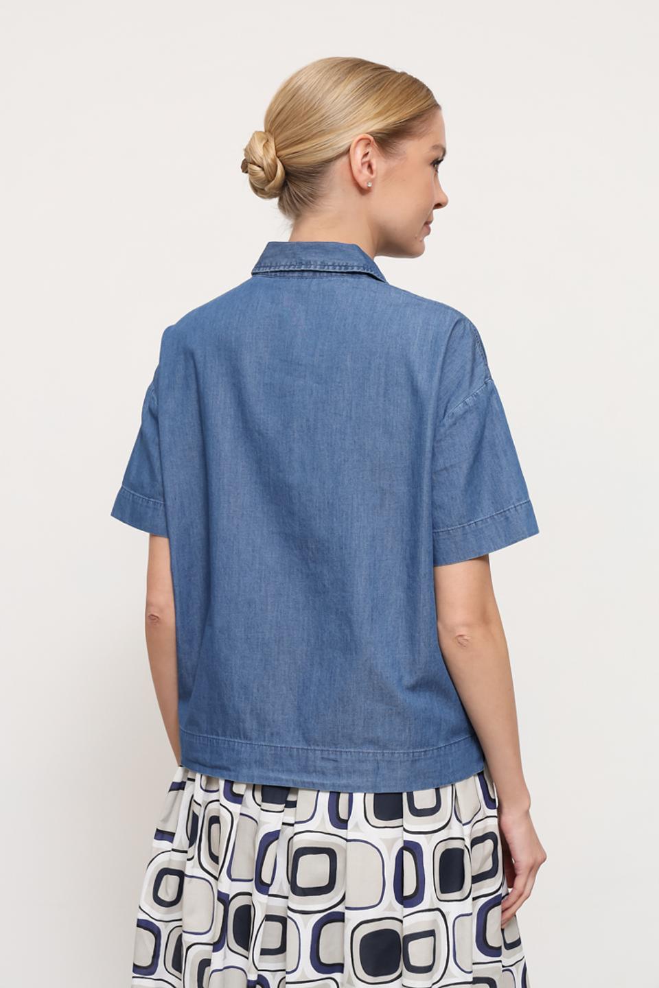 Поло Maerz джинсовое