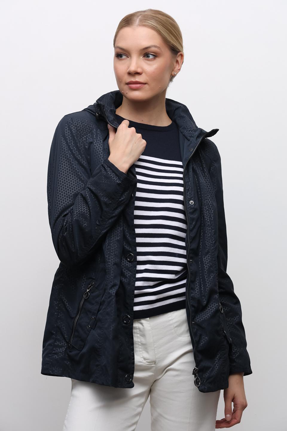 Куртка Lebek с узором синий