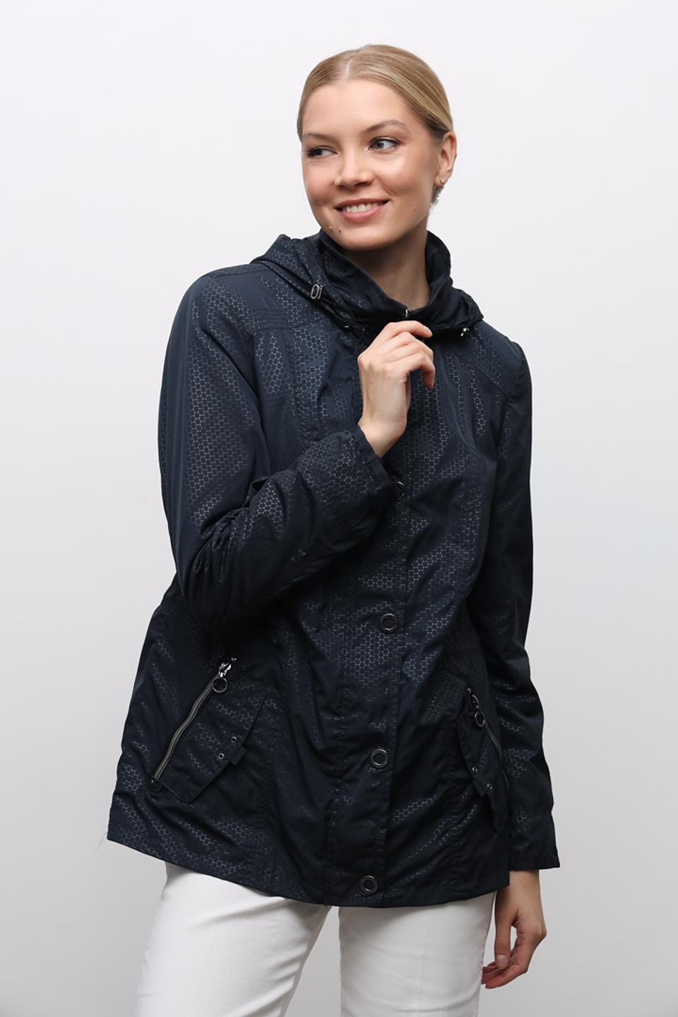 Куртка Lebek с узором синий