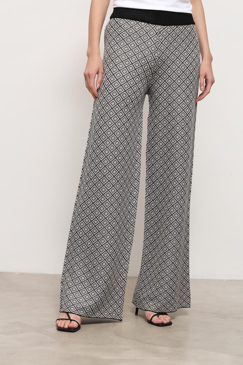 Брюки Catnoir с геометрическим принтом
