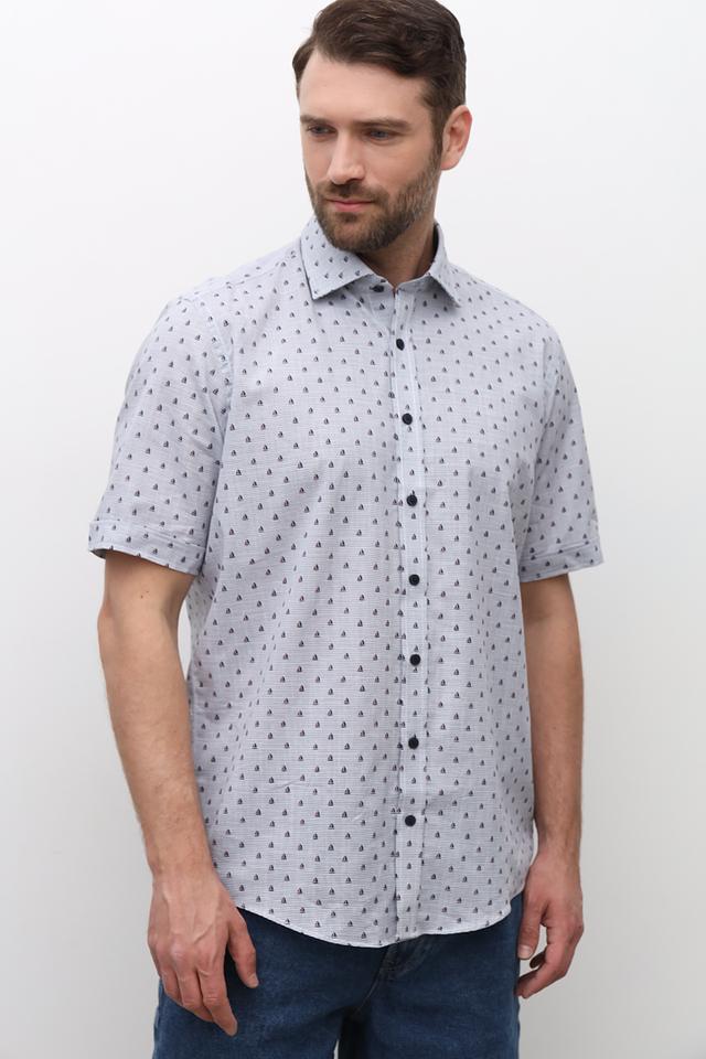 Рубашка кр Casa Moda с принтом