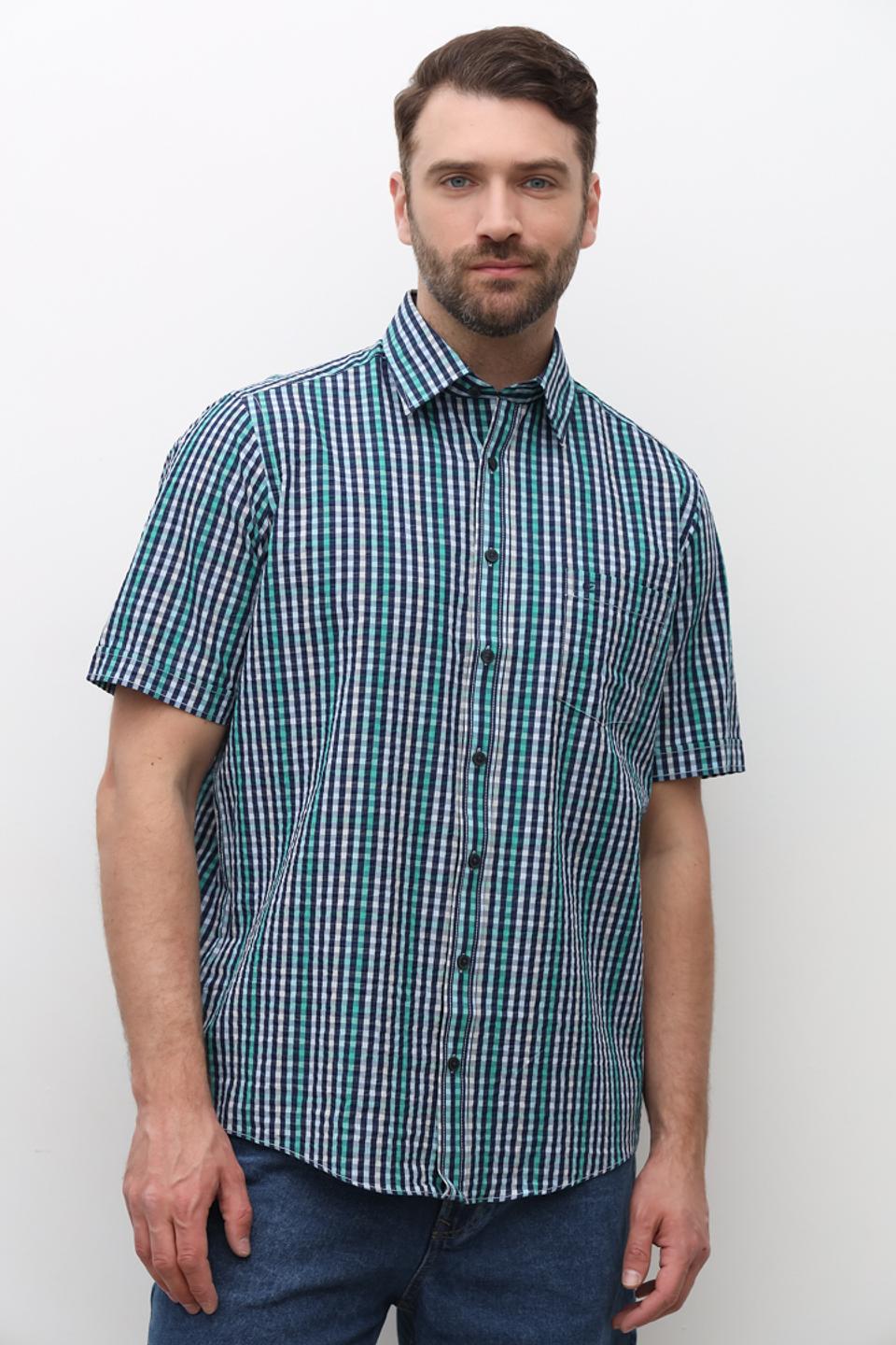 Рубашка кр Casa Moda в клетку