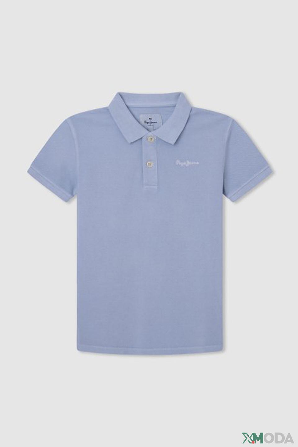 Поло Pepe Jeans London голубой