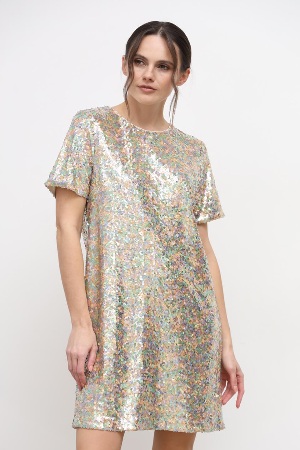 Платье Joop! с пайетками разноцветное