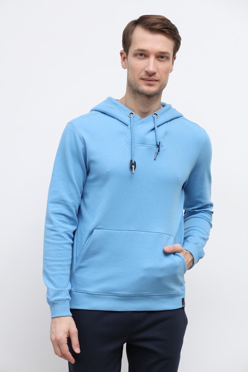 Толстовка Time Zone голубая