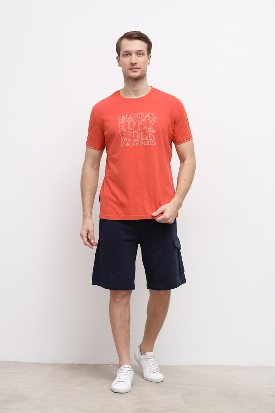 Футболка Sea Barrier с принтом оранжевый