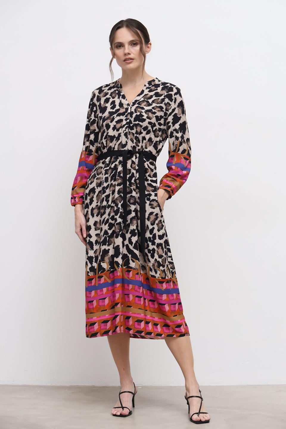 Платье Catnoir леопард с принтом