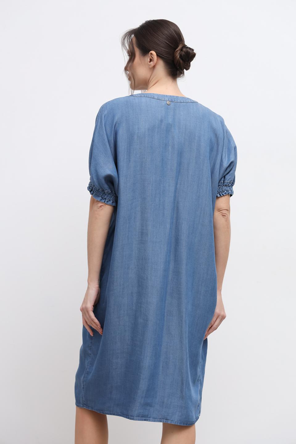 Платье You Just White деним