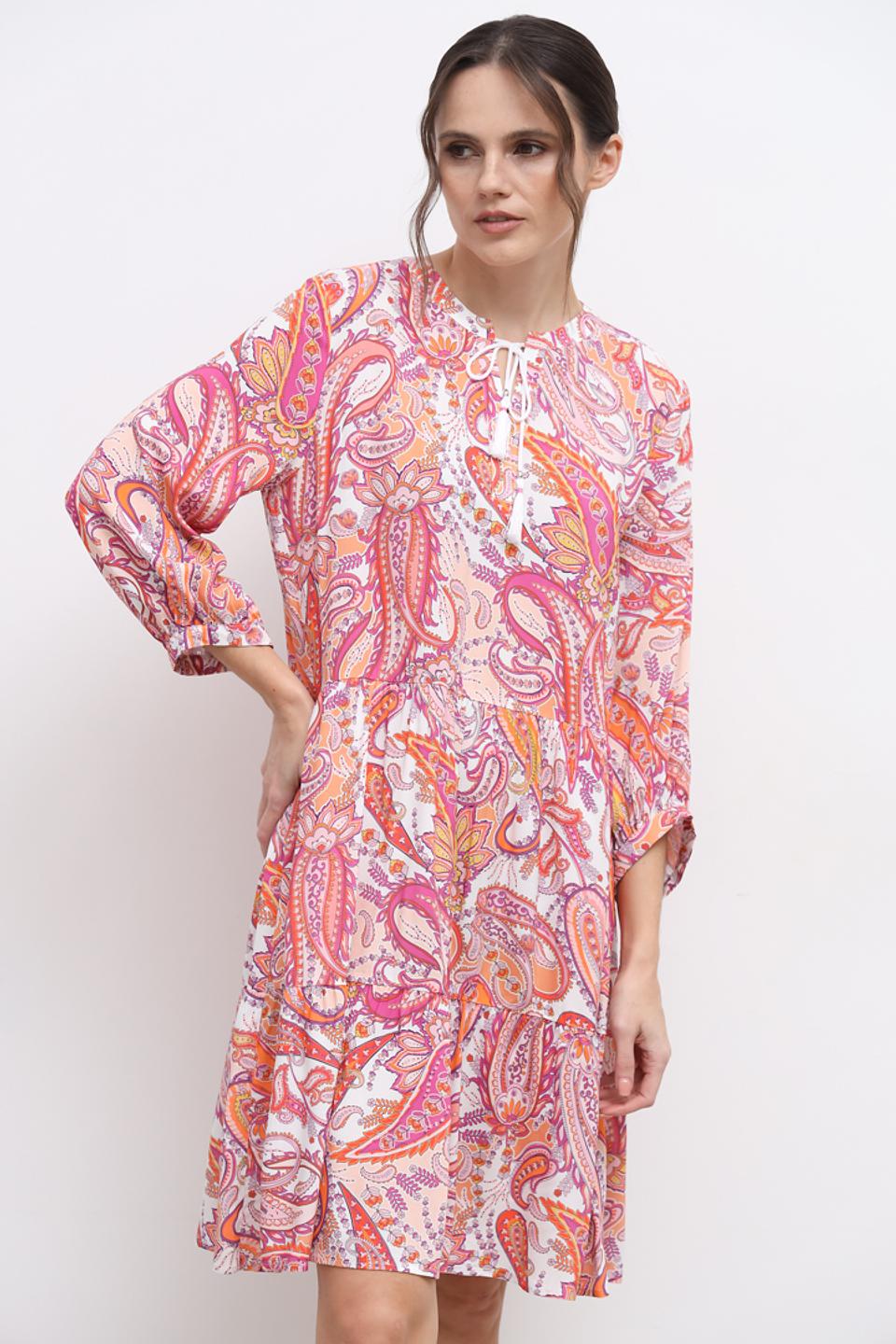 Платье SE Stenau с павлиньим принтом