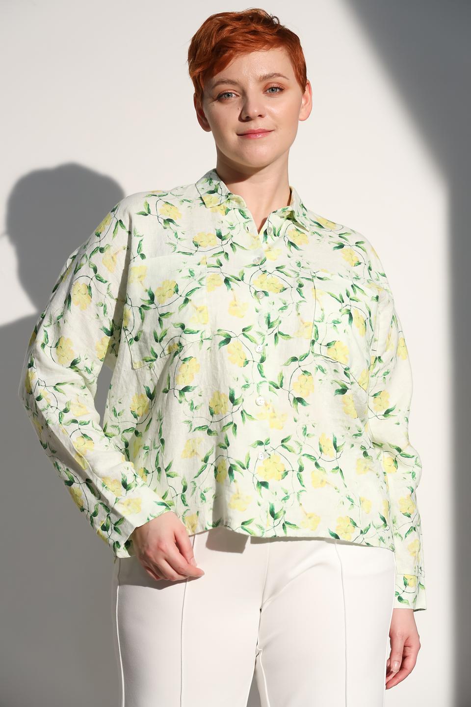 Рубашка Lisa Campione с цветочным принтом