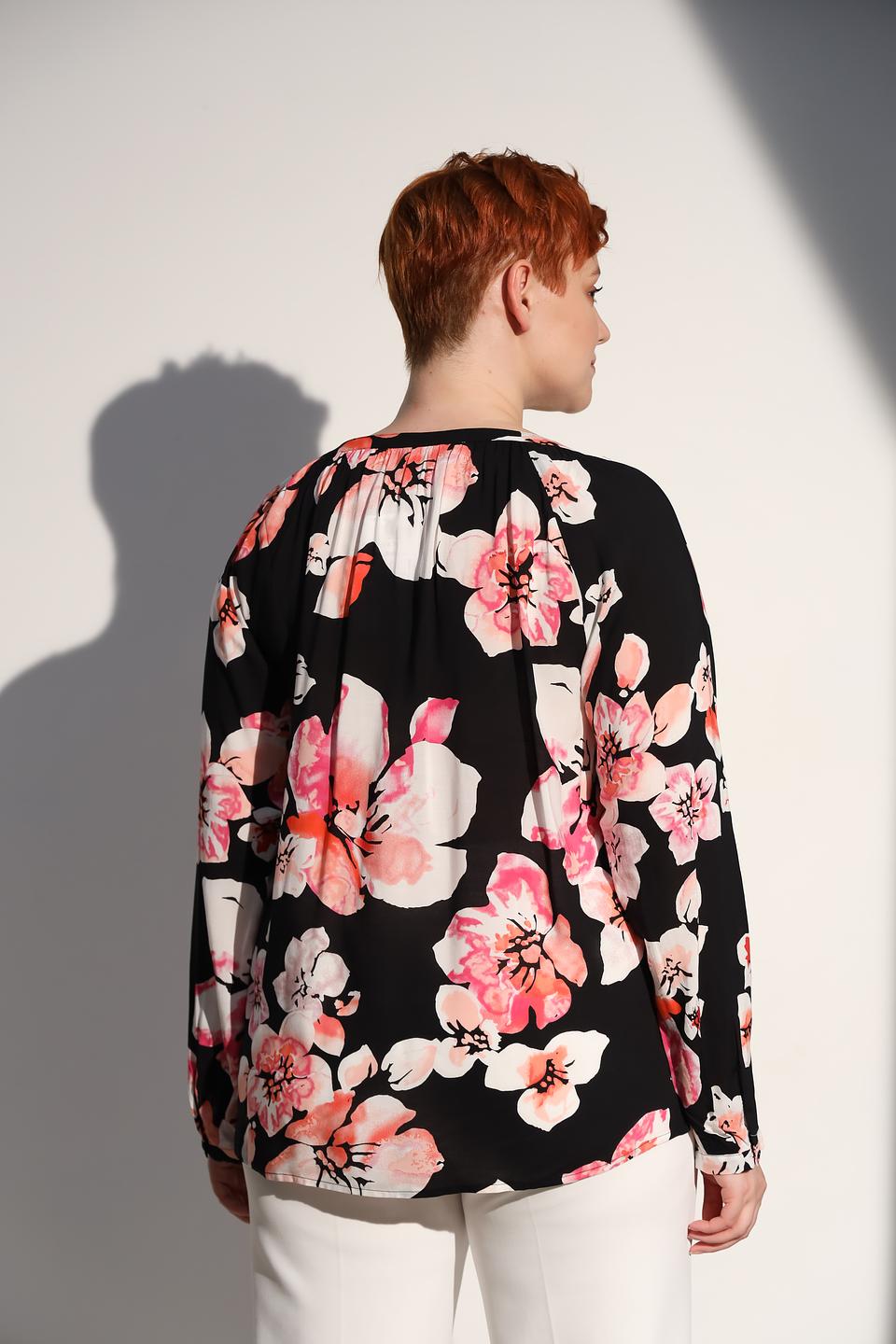 Блуза Via Appia с цветочным принтом