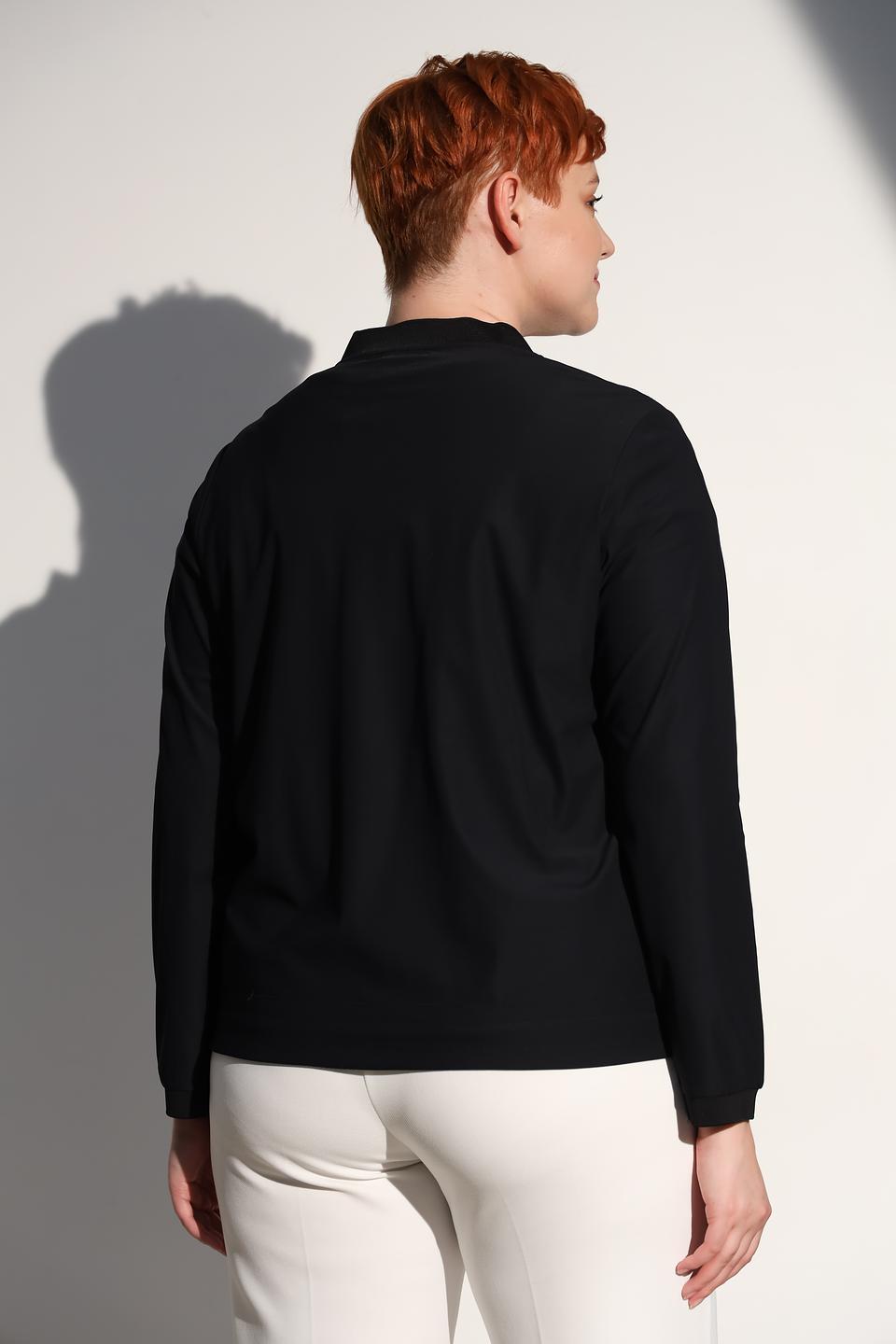 Жакет Via Appia черный с принтом