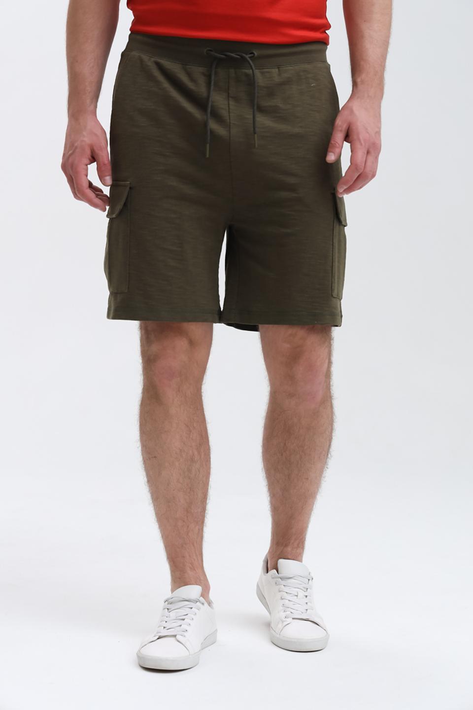 Шорты Strellson хаки с карманами