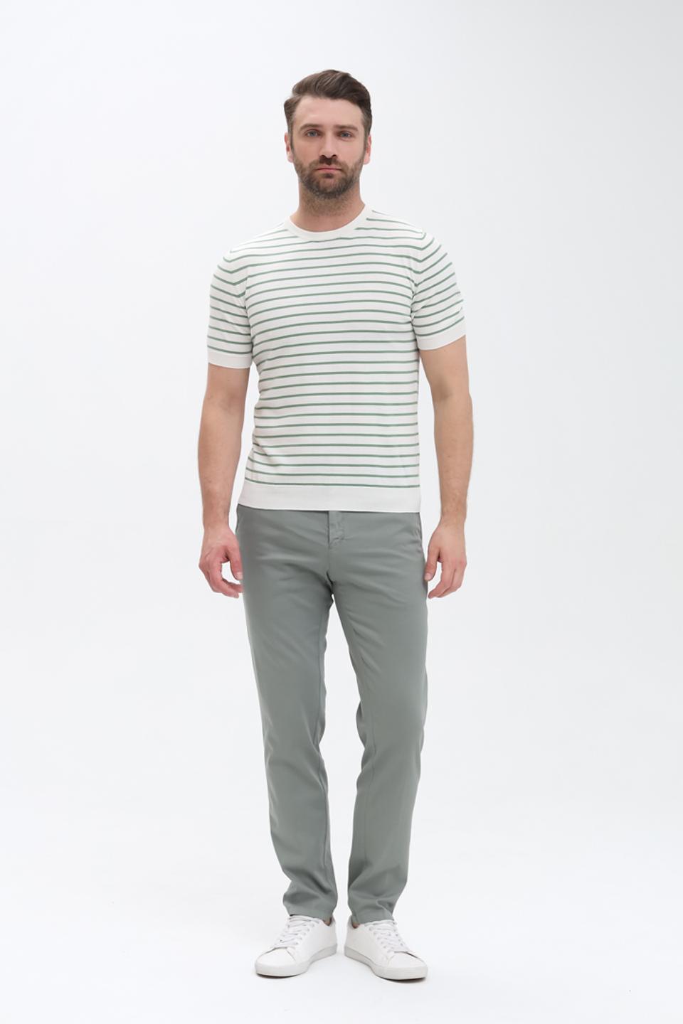 Футболка Radi Perugia в полоску белая