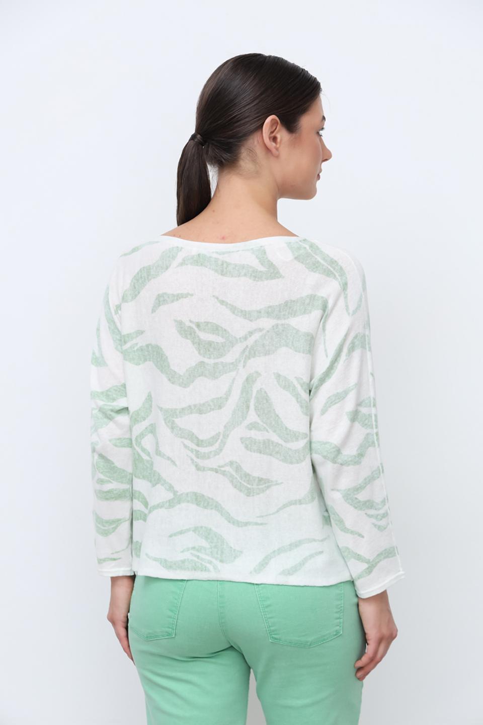 Пуловер Tom Tailor с принтом