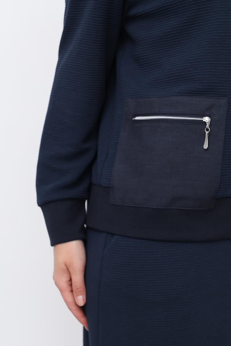 Жакет Sommer mann приталенный синий