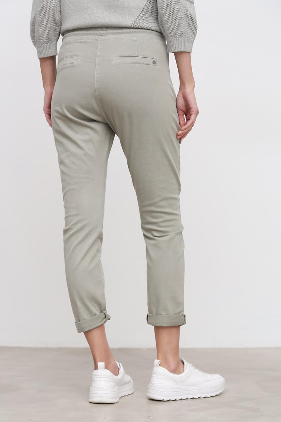 Брюки Zhrill хаки с манжетами