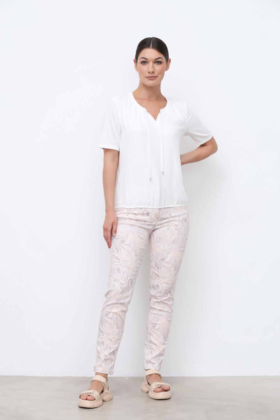 Брюки Zerres с мраморным принтом