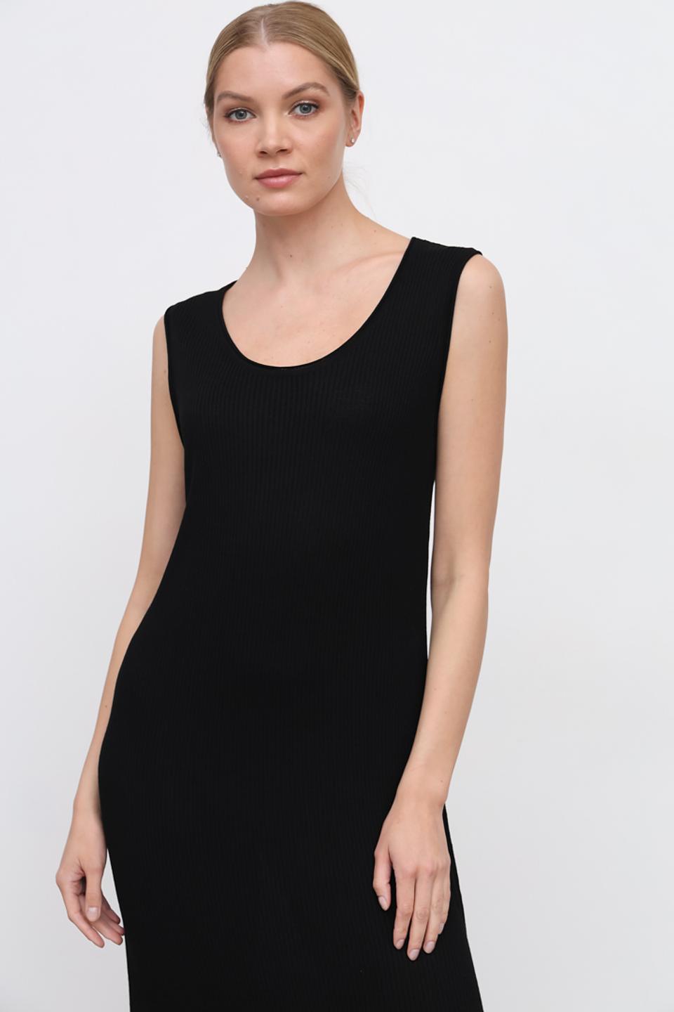 Платье Cinque чёрное приталенное