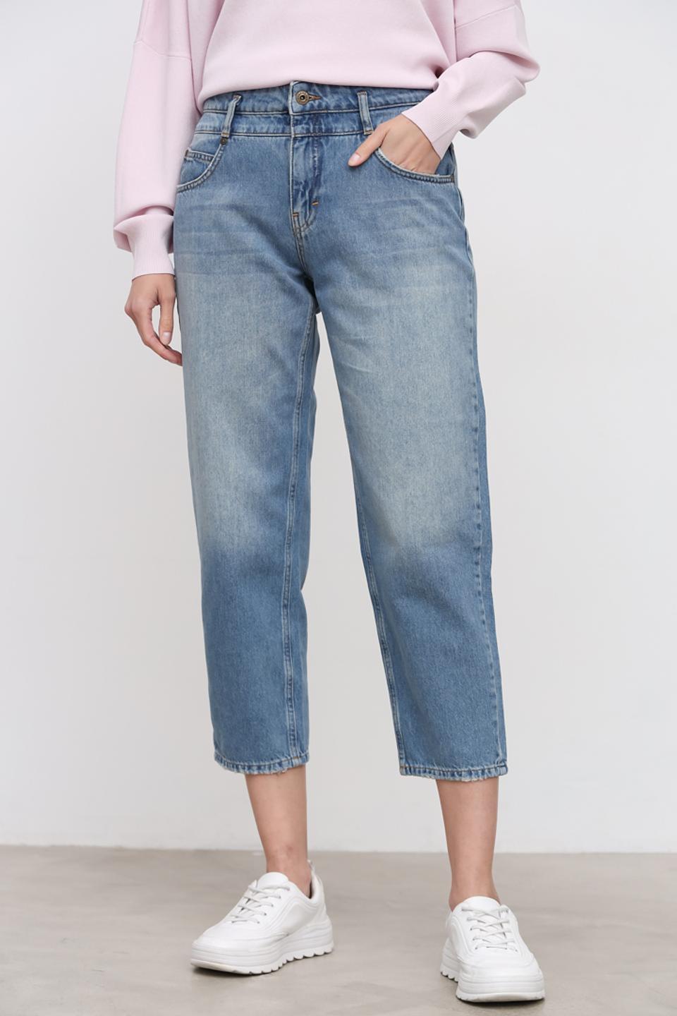 Джинсы Cinque mom fit голубые