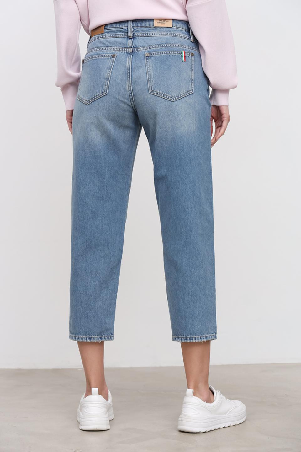 Джинсы Cinque mom fit голубые