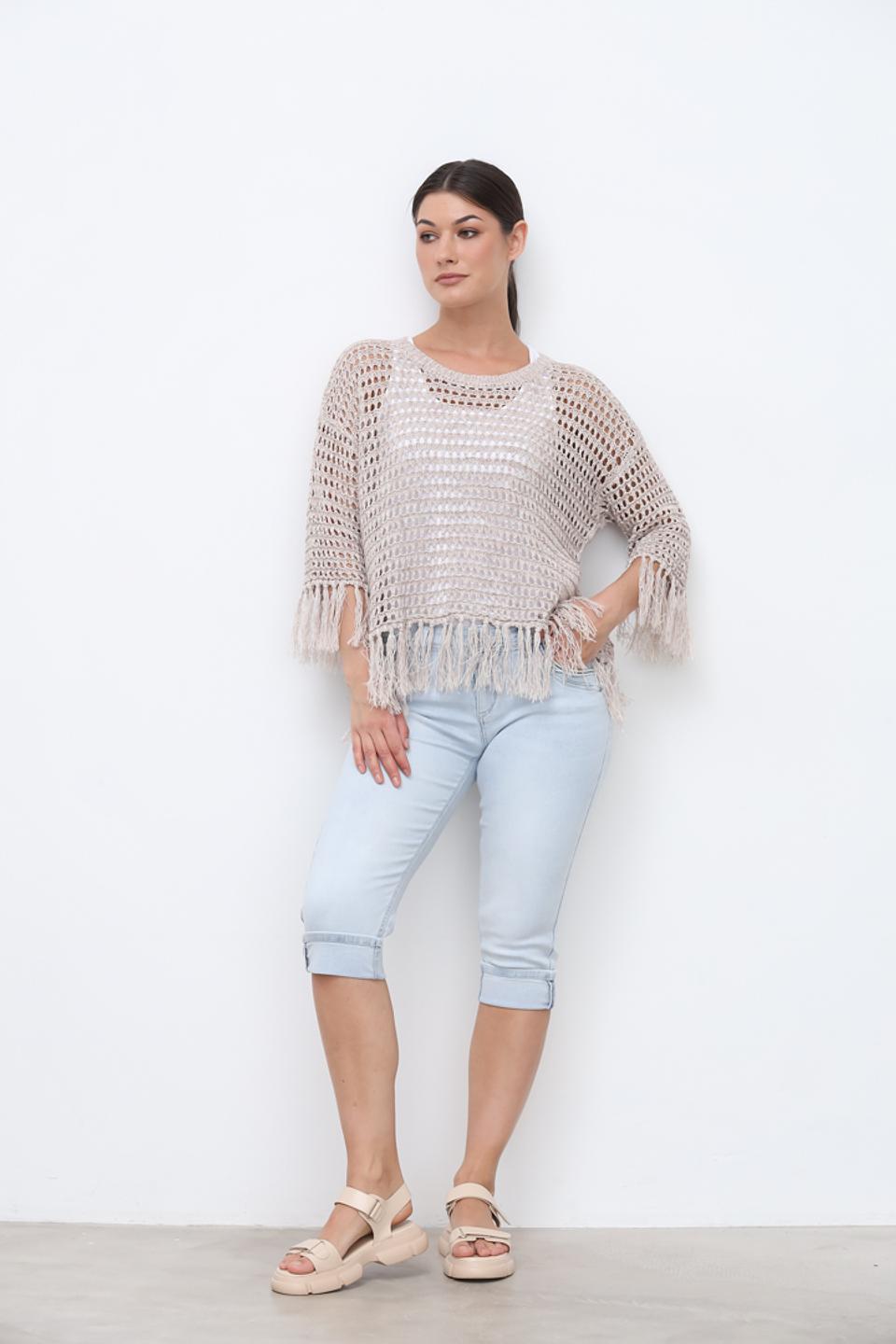 Бриджи Time Zone girl светло-голубые