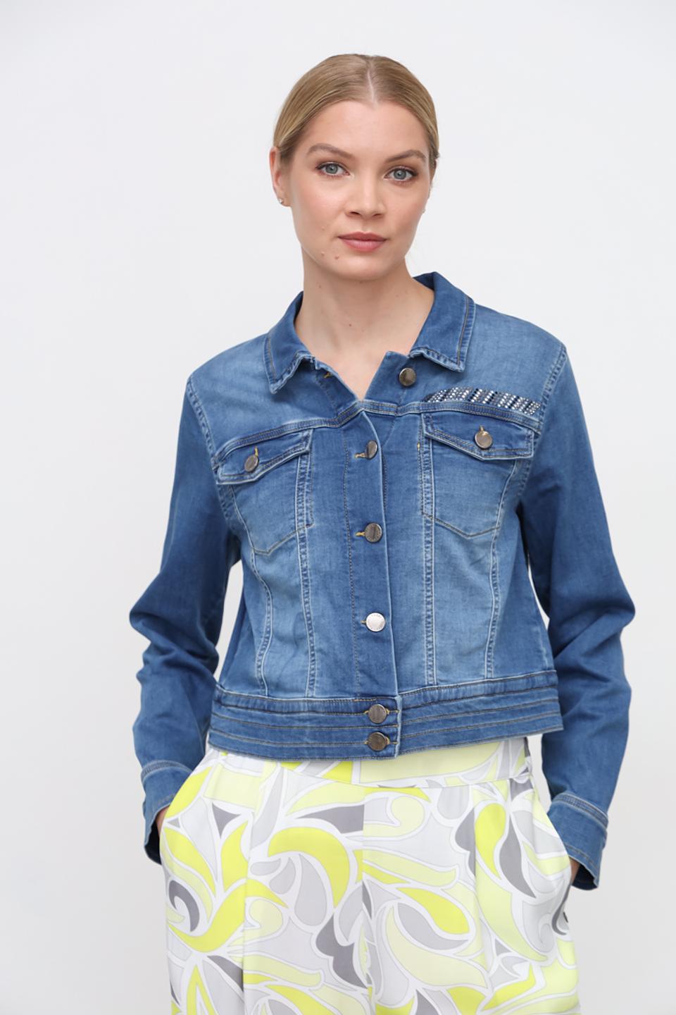 Жакет Tuzzi деним с вышивкой