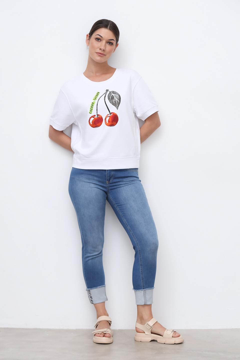 Джинсы Tuzzi с потертостями