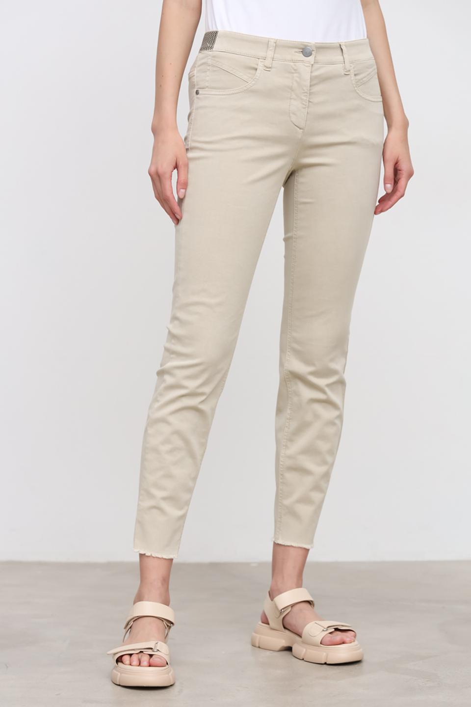 Джинсы Luisa Cerano бежевые