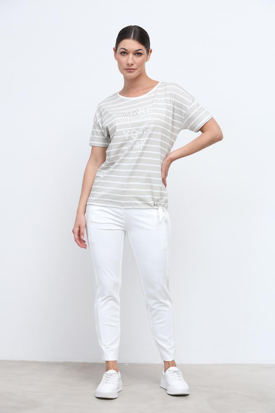 Брюки Tuzzi белые приталенные