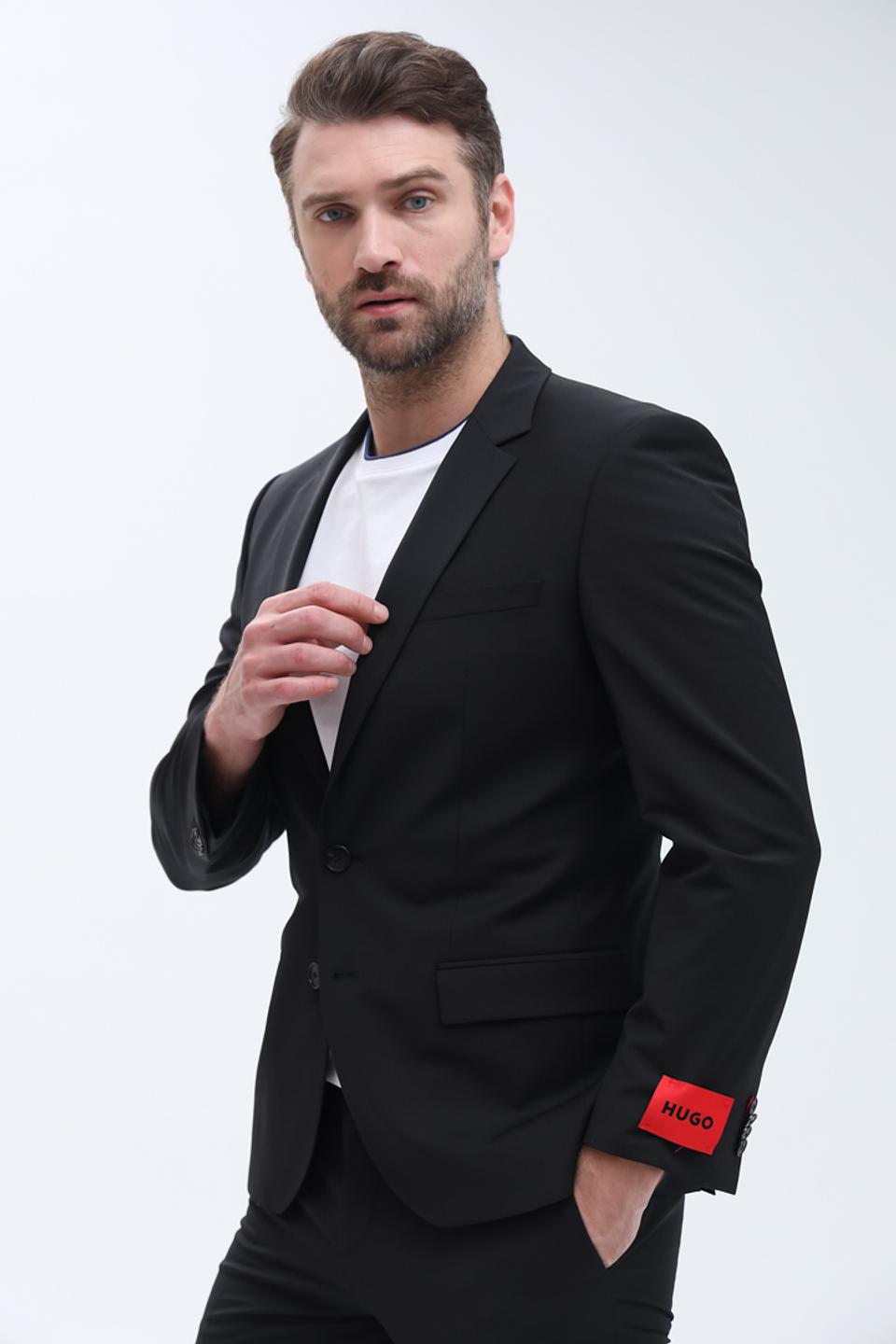 Костюм классический Hugo чёрный
