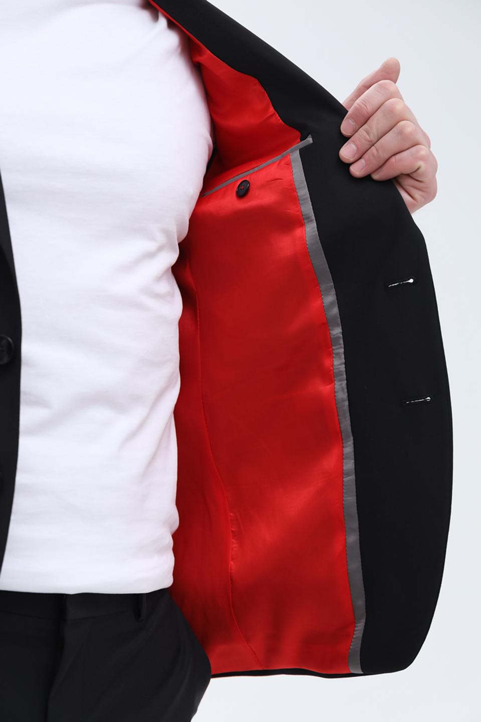 Костюм классический Hugo чёрный