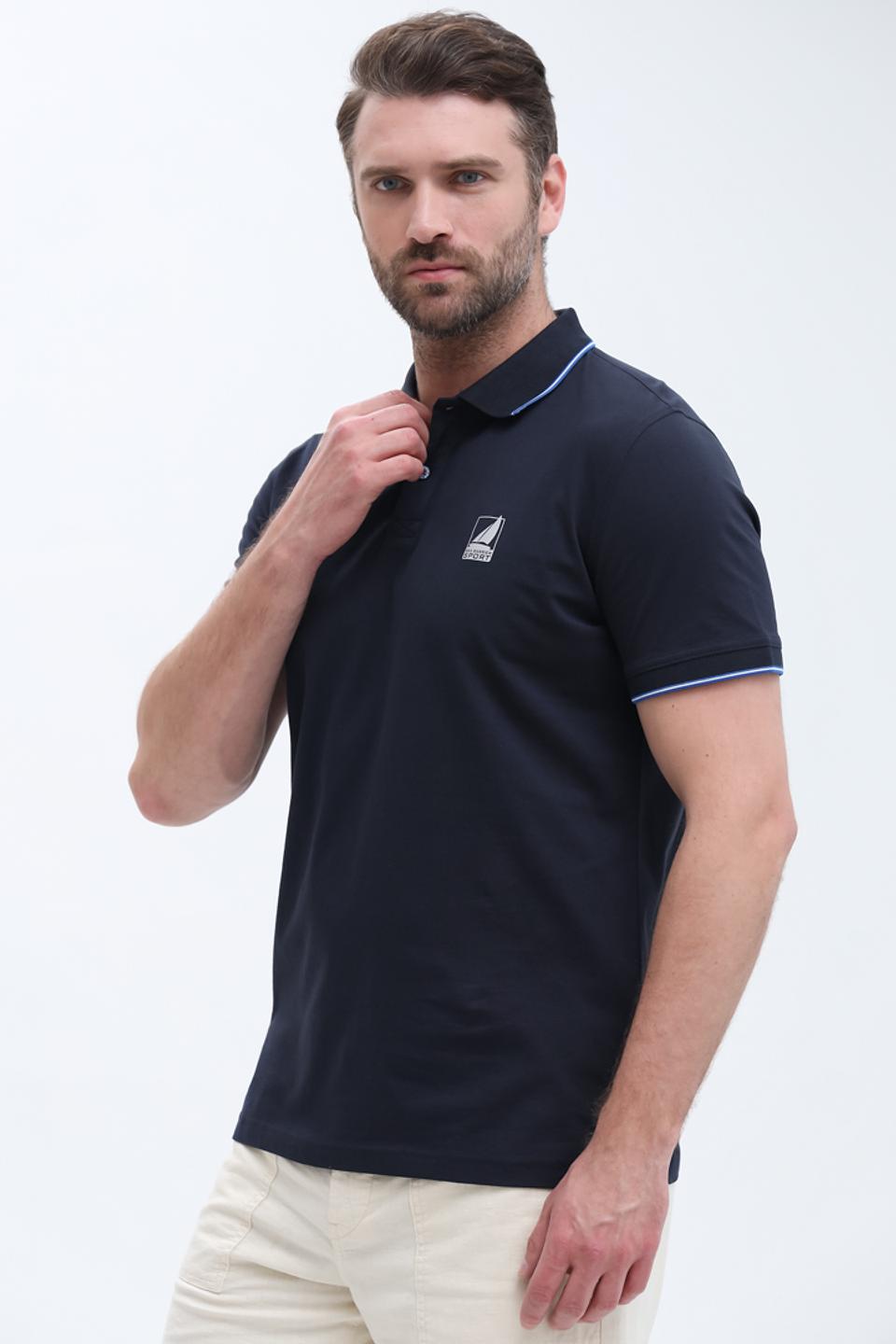 Поло Sea Barrier с логотипом