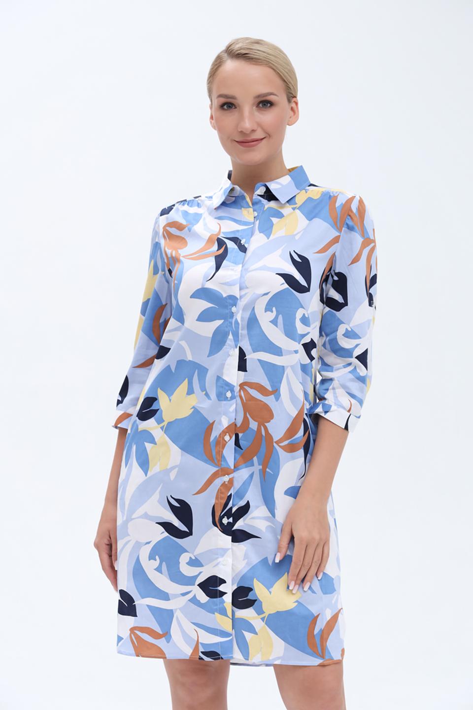 Платье Olsen с цветочным принтом