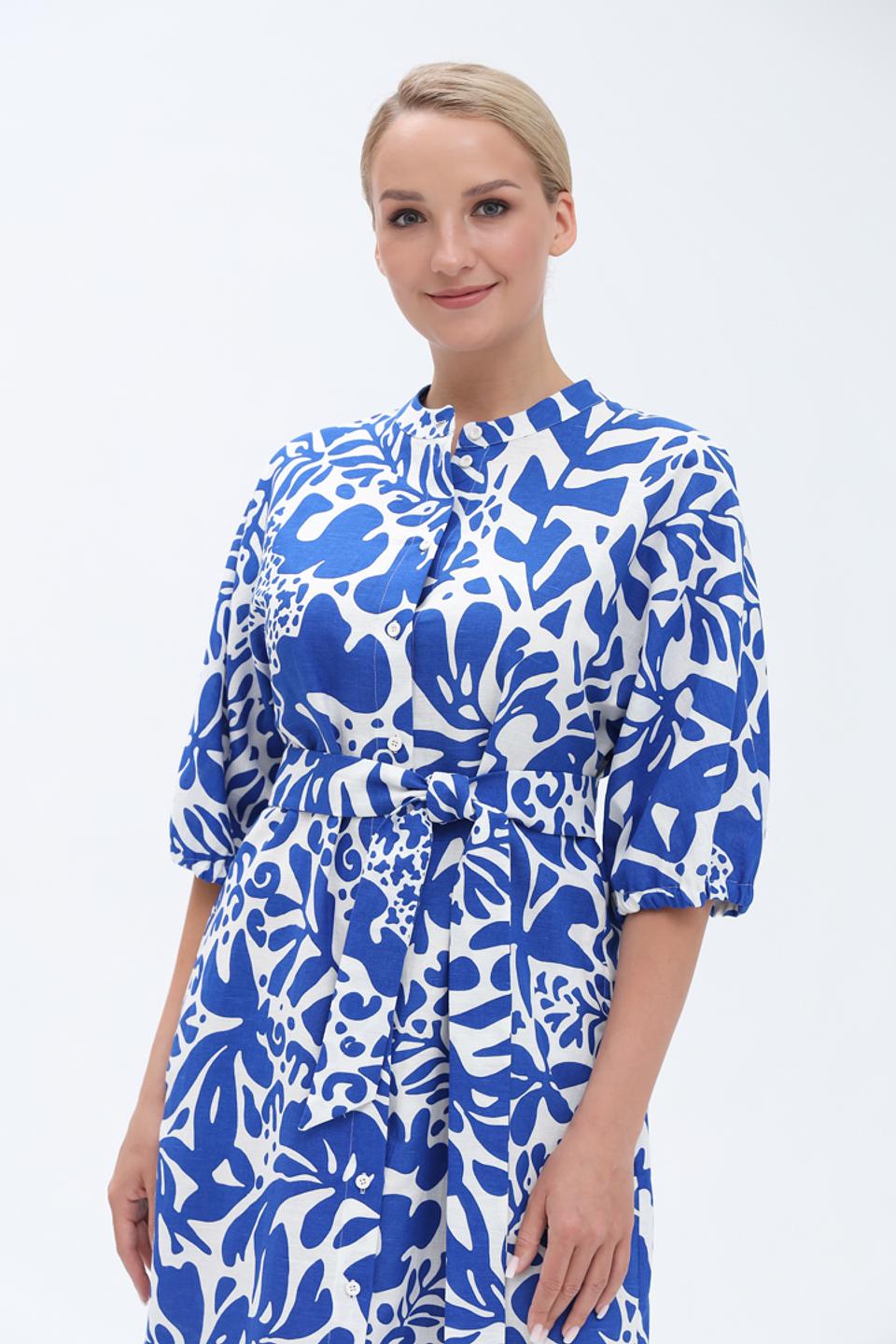 Платье Oui с цветочным принтом