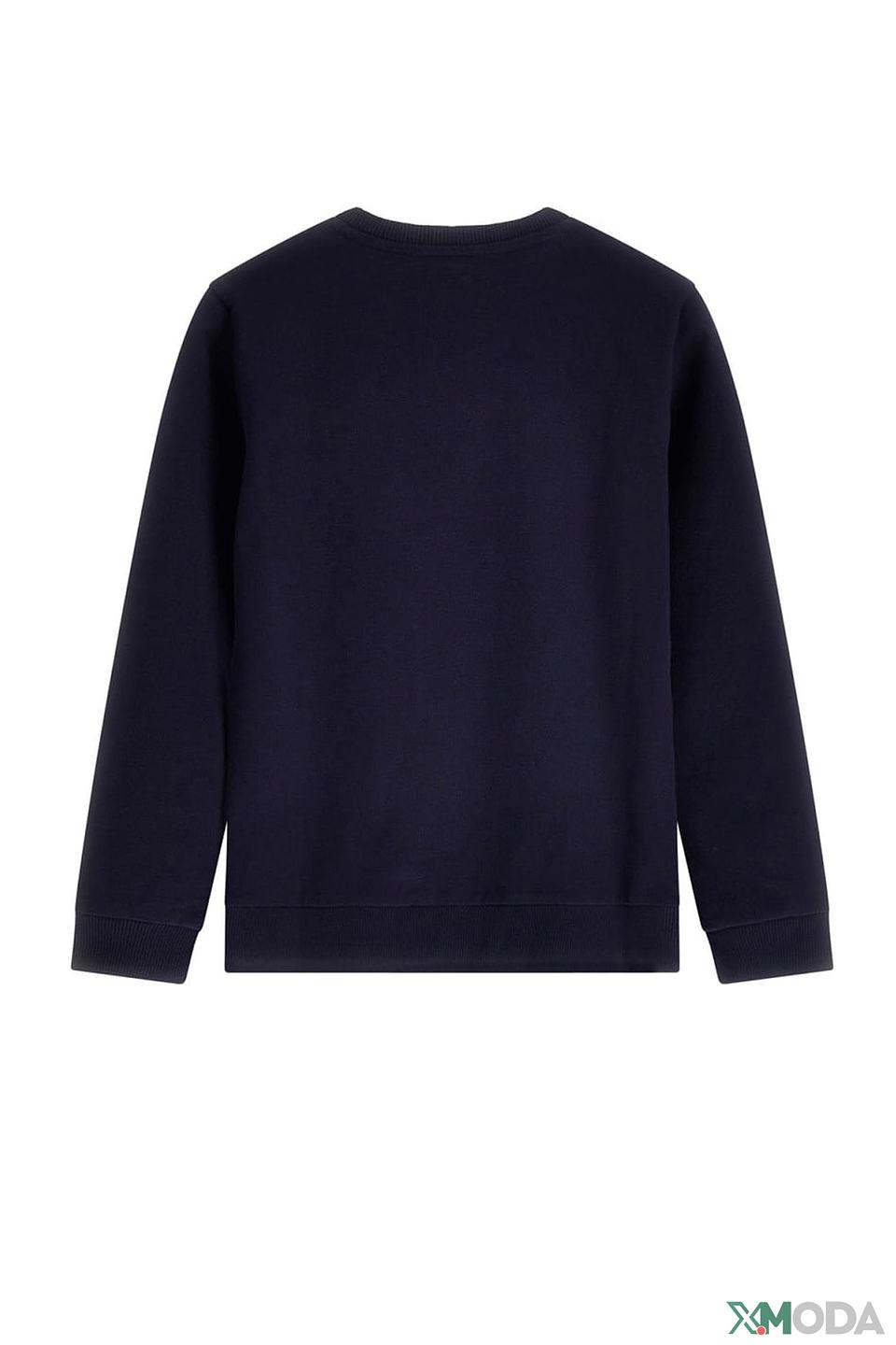 Джемпер Guess синий с логотипом