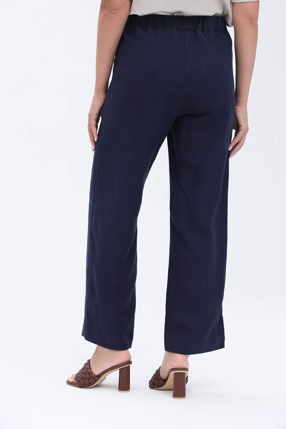 Брюки Zerres темно-синие с завязками