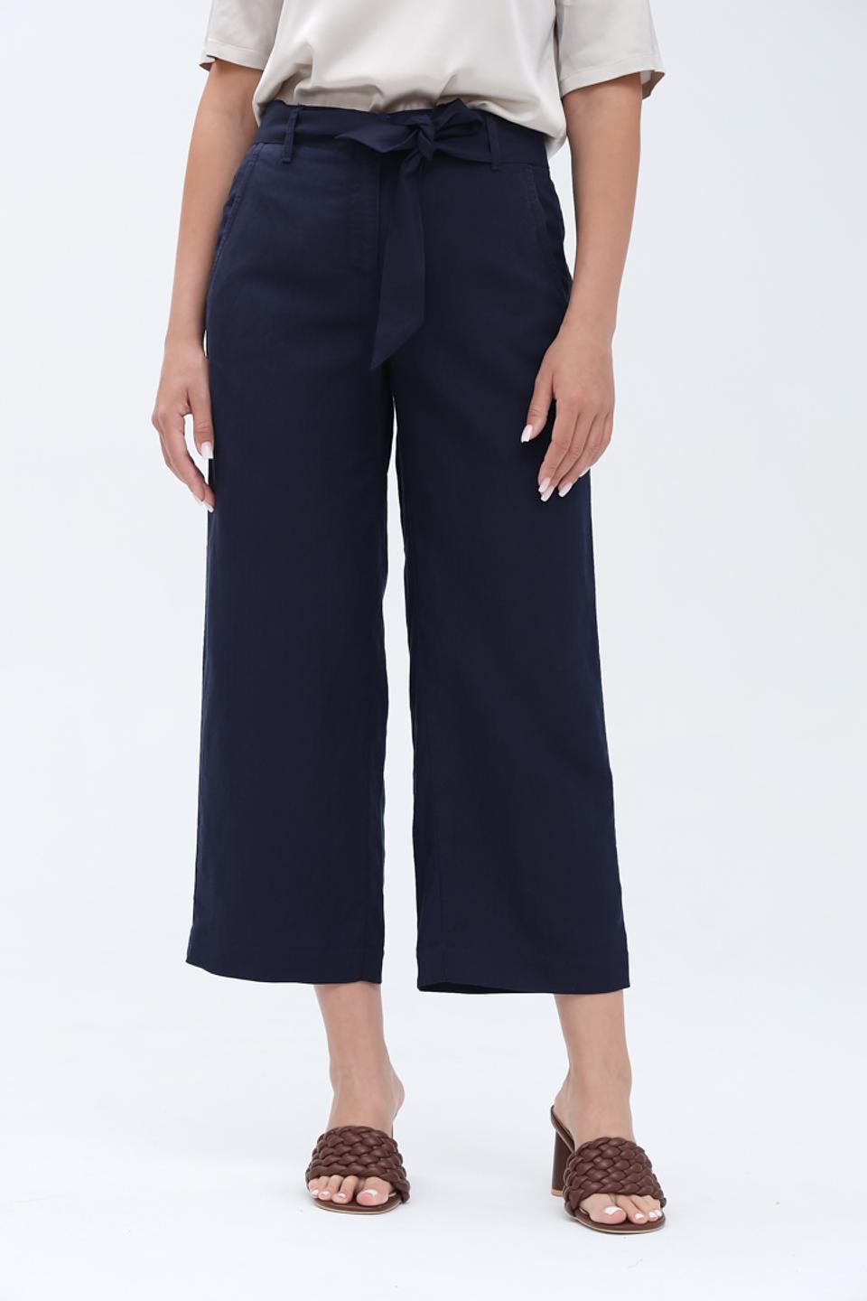 Капри Zerres с поясом темно-синие