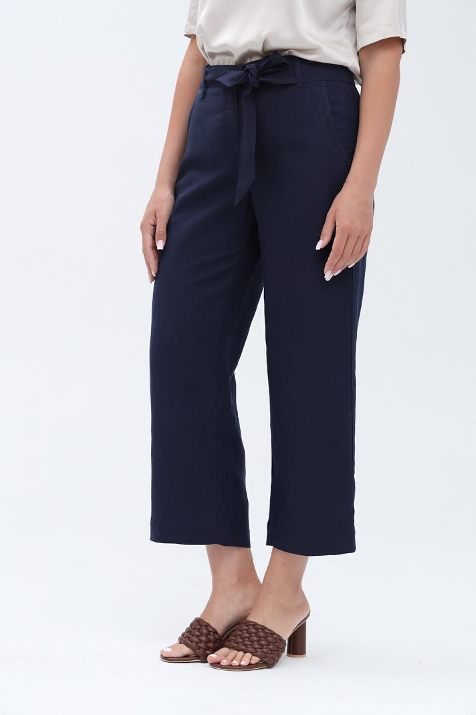 Капри Zerres с поясом темно-синие