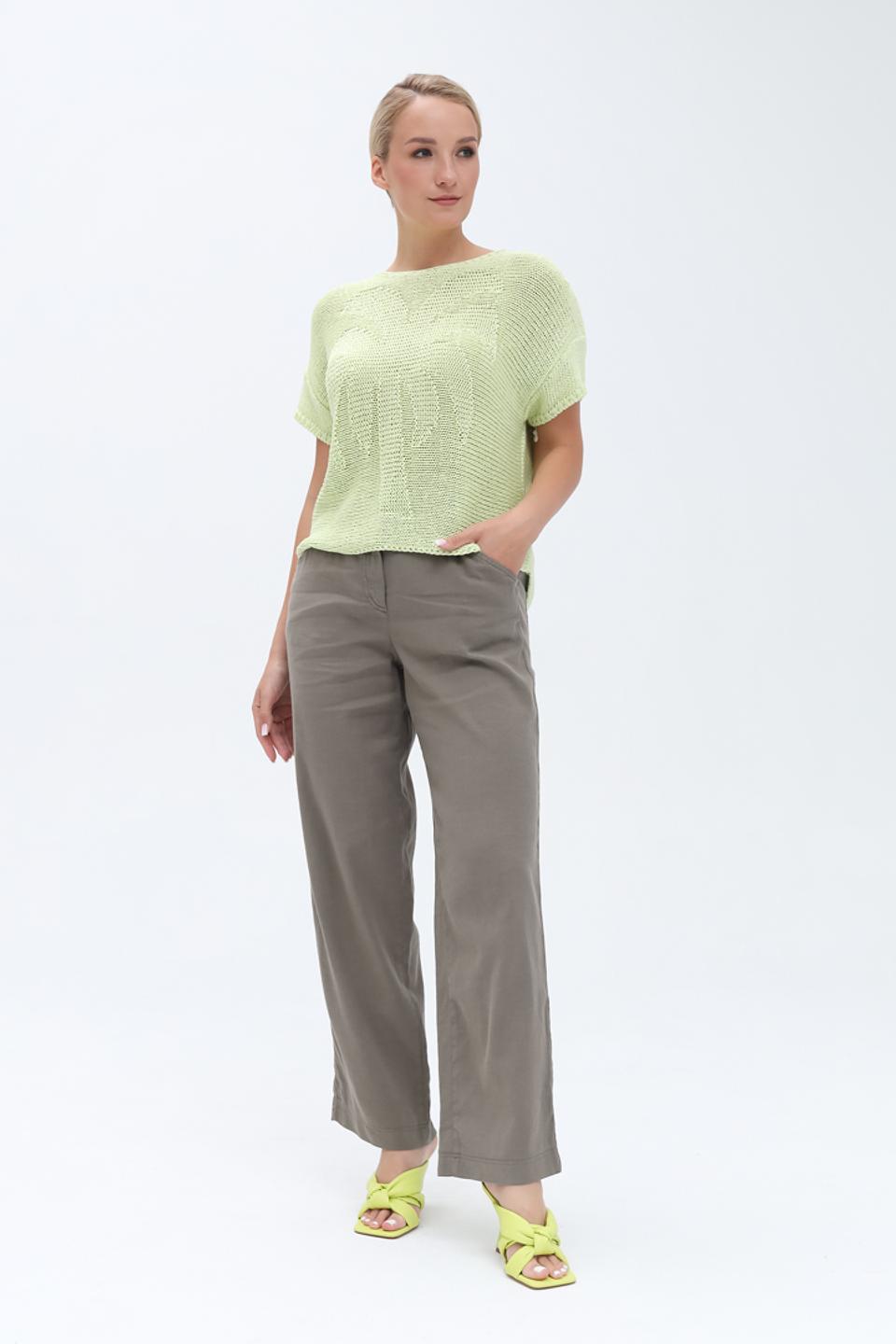 Брюки Gardeur хаки с зауженным низом