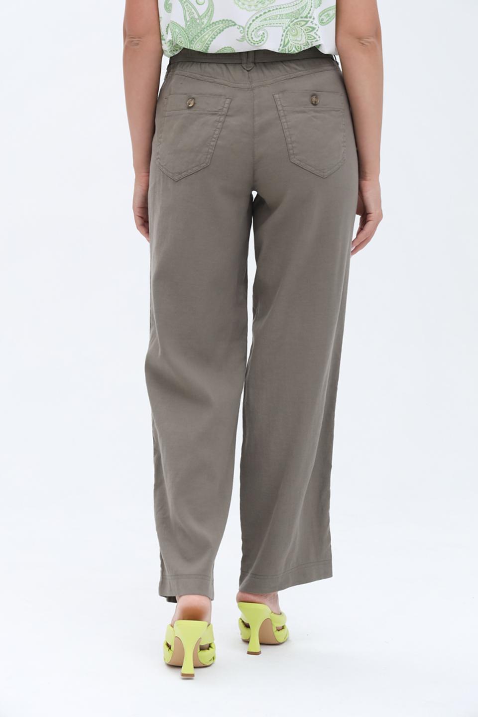 Брюки Gardeur хаки с зауженным низом